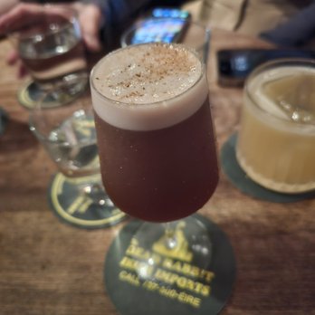 The Dead Rabbit - Obligatory Irish Coffee photo. $17 and excellent - Cocktail Bars Near Me - New York, New York The Dead Rabbit - Obligatory Irish Coffee photo. $17 and excellent - Cocktail Bars Near Me - New York, New York