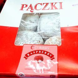 Kroger - Pączki- Raspberry or Lemon filled polish doughnuts $3.99 w/card.