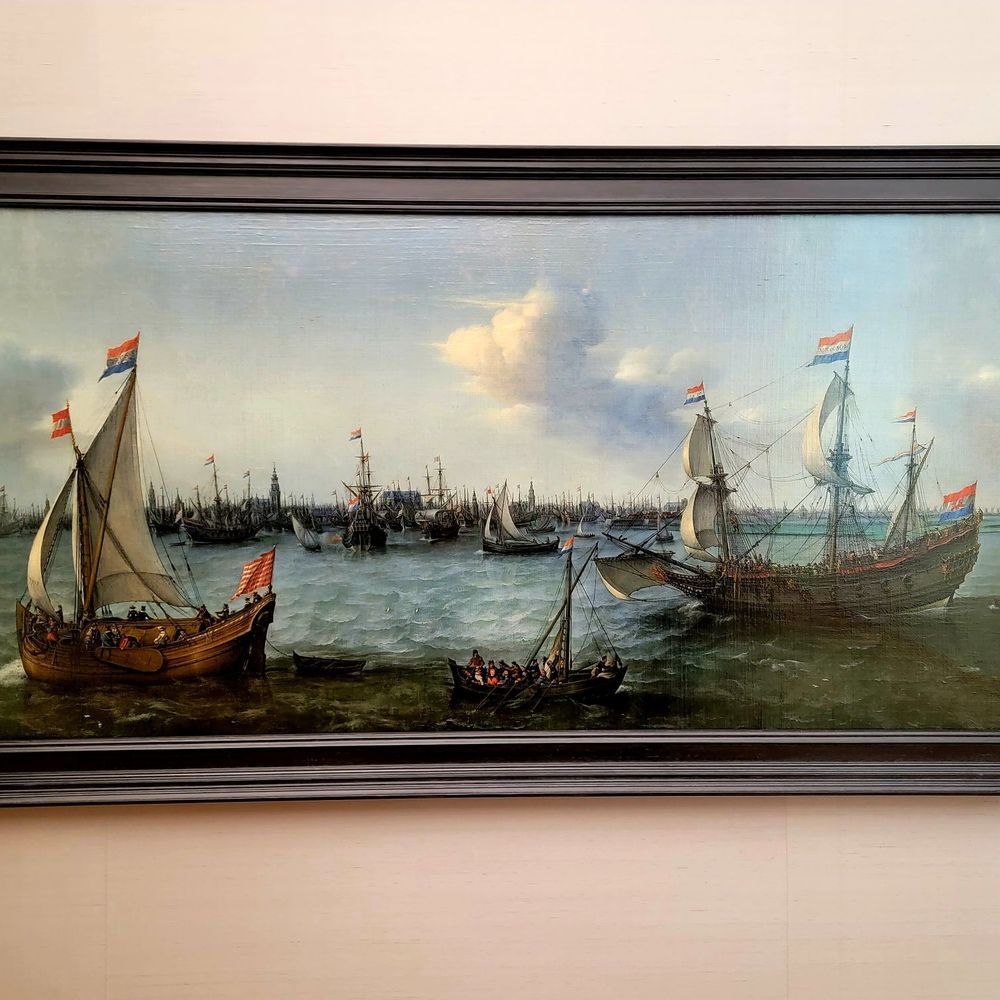 Alte Pinakothek - "Ships off Amsterdam " By Hendrik Vroom. 1630 - Museums Near Me - Munich, BY