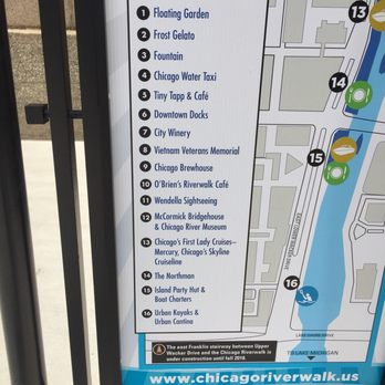 Chicago Riverwalk - Map of the river walk - Landmarks & Historical Buildings Near Me - Chicago, Illinois Chicago Riverwalk - Map of the river walk - Landmarks & Historical Buildings Near Me - Chicago, Illinois