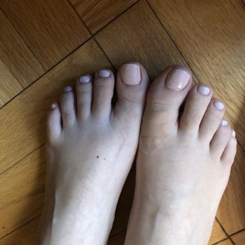 Charming Beauty Spa - Pedicure right after finishing. - Nail Salons Near Me - New York, New York