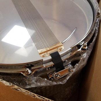 Drum Flip - Note the cast rim that was broken and the single layer of thin bubble wrap. This is the extra secure packaging for international shipping... - Musical Instruments & Teachers Near Me - Vista, California Drum Flip - Note the cast rim that was broken and the single layer of thin bubble wrap. This is the extra secure packaging for international shipping... - Musical Instruments & Teachers Near Me - Vista, California