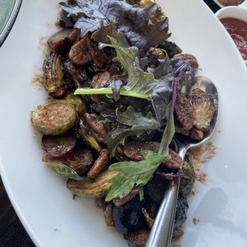 Wally's - Brussel sprouts with pecans and grapes - New American Near Me - Beverly Hills, California