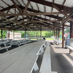 Anson Park - Under the covered picnic pavilion
