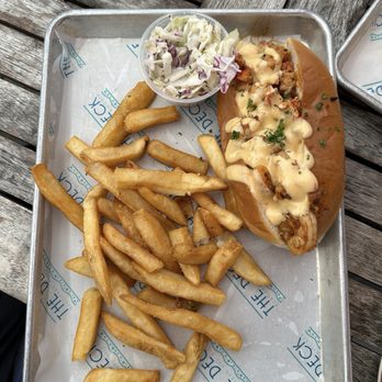 The Deck - Shrimp and lobster roll - New American Near Me - Tybee Island, Georgia The Deck - Shrimp and lobster roll - New American Near Me - Tybee Island, Georgia
