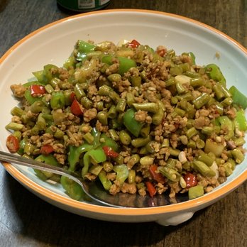 Jiang Nan - Sauteed Pickled Beans with Minced Pork - Chinese Near Me - Flushing, New York
