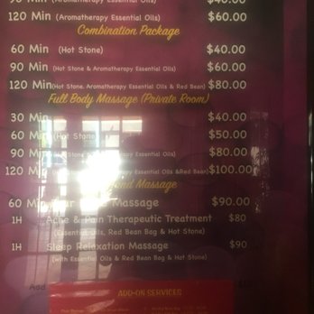 Downtown Massage - Menu - Massage Near Me - Albuquerque, New Mexico