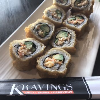 Kravings - Deep fried spicy California roll - Sushi Bars Near Me - Oak Park, Michigan