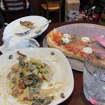 Cafe Primo - The Penne Mediterranean & Primo Pizza was great! Sorry the picture was taken at the end. - Italian Near Me - Bardstown, Kentucky Cafe Primo - The Penne Mediterranean & Primo Pizza was great! Sorry the picture was taken at the end. - Italian Near Me - Bardstown, Kentucky