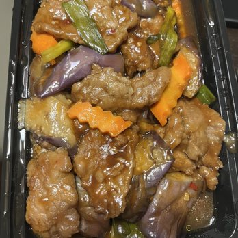 Sakana Oriental - 7. Beef with Chinese Eggplant- one of my go to's here - Thai Near Me - West Deptford, New Jersey Sakana Oriental - 7. Beef with Chinese Eggplant- one of my go to's here - Thai Near Me - West Deptford, New Jersey