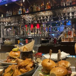 Wings Bone In Jalapeno Honey Salmon Sliders Bourbon BBQ Burger