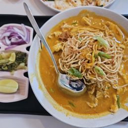 The Khao Soi. A flavorful dish, I wish it were spicier, but the dish itself was very good. The Khao Soi. A flavorful dish, I wish it were spicier, but the dish itself was very good.