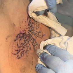 Magoo's Tattoos & Piercing Parlor - The process of getting it!