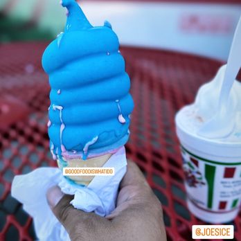 Joes Italian Ice - Blue razz dipped cone - Ice Cream & Frozen Yogurt Near Me - Anaheim, California Joes Italian Ice - Blue razz dipped cone - Ice Cream & Frozen Yogurt Near Me - Anaheim, California