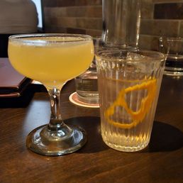 Guava gimlet and the milk punch!