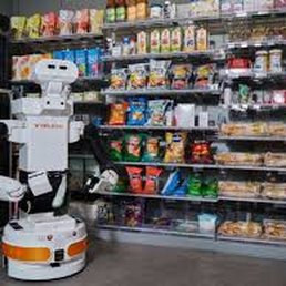 Future Meijer store using Robots to stock shelves. Future Meijer store using Robots to stock shelves.