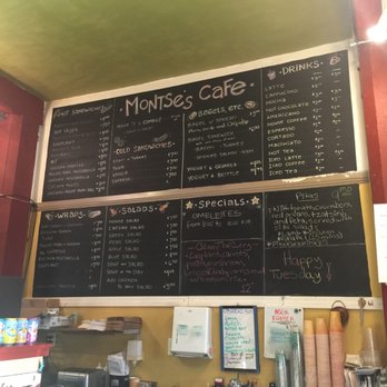 Montse's Cafe - Menu as of 09/28/2016 - Cafes Near Me - Oakland, California