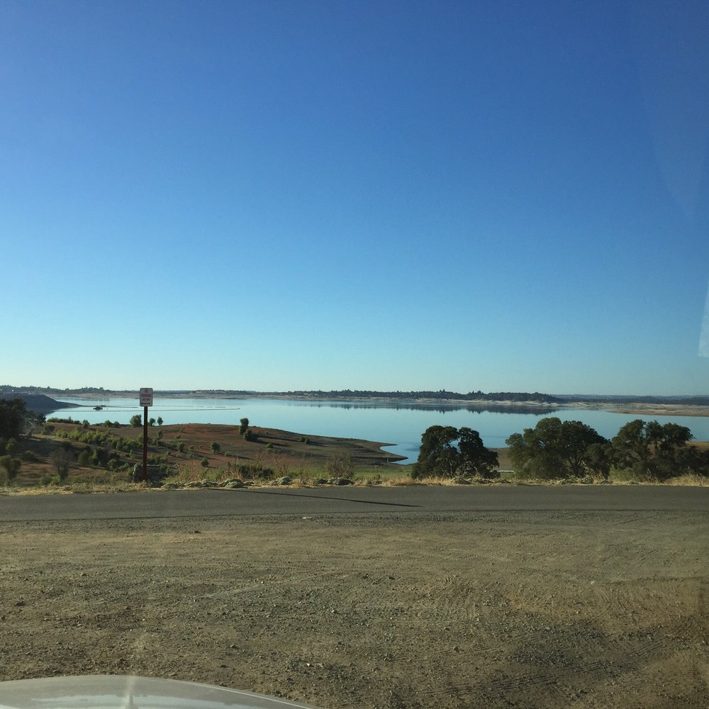 Panoramic view of Folsom Lake. Panoramic view of Folsom Lake.