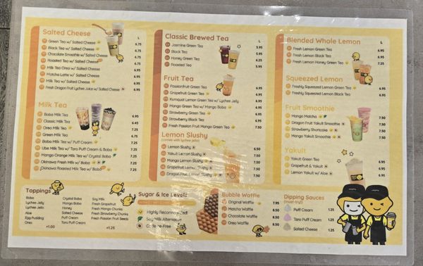 Menu photo 1 Happy Lemon Fresno, CA Menu photo 1 Happy Lemon Fresno, CA