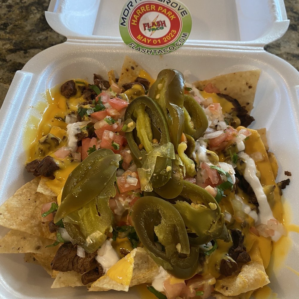 Flash Taco - Steak Nachos - Food Trucks Near Me - Morton Grove, Illinois Flash Taco - Steak Nachos - Food Trucks Near Me - Morton Grove, Illinois