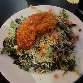 The Crow's Nest - Caesar Salad with hot honey chicken - Breakfast & Brunch Near Me - Maplewood, Missouri