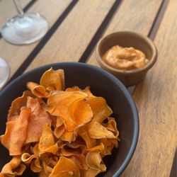 Restaurante Cartesiano - Sweet potatos chips