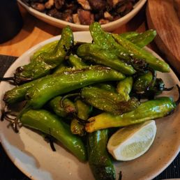 Shishito Peppers and Mushrooms Shishito Peppers and Mushrooms
