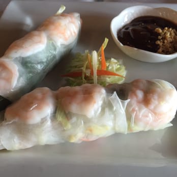 Thai Lanna & Sushi Bar - Shrimp summer rolls with peanut sauce. - Sushi Bars Near Me - Canton, Ohio Thai Lanna & Sushi Bar - Shrimp summer rolls with peanut sauce. - Sushi Bars Near Me - Canton, Ohio