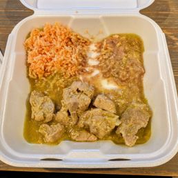 #17 Chile Verde Plate #17 Chile Verde Plate