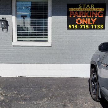Star Indian Restaurant - Side of restaurant   room for 3 cars. - Indian Near Me - Harrison, Ohio