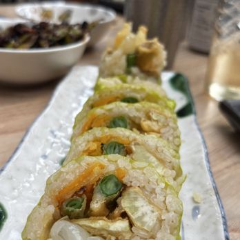 Oni Kuma - Veggie Tempura Roll - Izakaya Near Me - Mill Valley, California Oni Kuma - Veggie Tempura Roll - Izakaya Near Me - Mill Valley, California