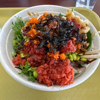 Poke Ave - Regular bowl. Spicy tuna and shoyu tuna - Seafood Near Me - Brea, California Poke Ave - Regular bowl. Spicy tuna and shoyu tuna - Seafood Near Me - Brea, California