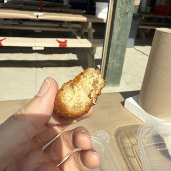 On The Bay Seafood - Crispy on the outside and fluffy on the inside hush puppies - Seafood Near Me - Ocean City, Maryland