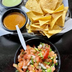 Plaza Garibaldi - Complimentary Basket of Chips and Salsas