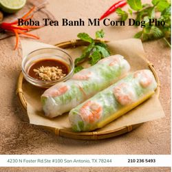 Boba Tea Banh Mi Corn Dog Pho