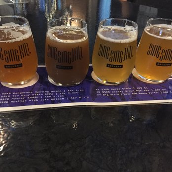 Sing Sing Kill Brewery - Flight - Breweries Near Me - Ossining, New York