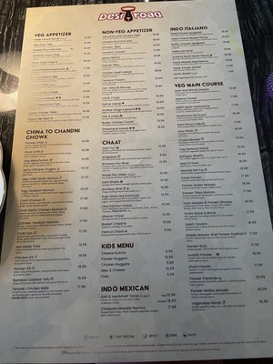 Menu photo 2 Desi Road Niagara Falls, ON Menu photo 2 Desi Road Niagara Falls, ON