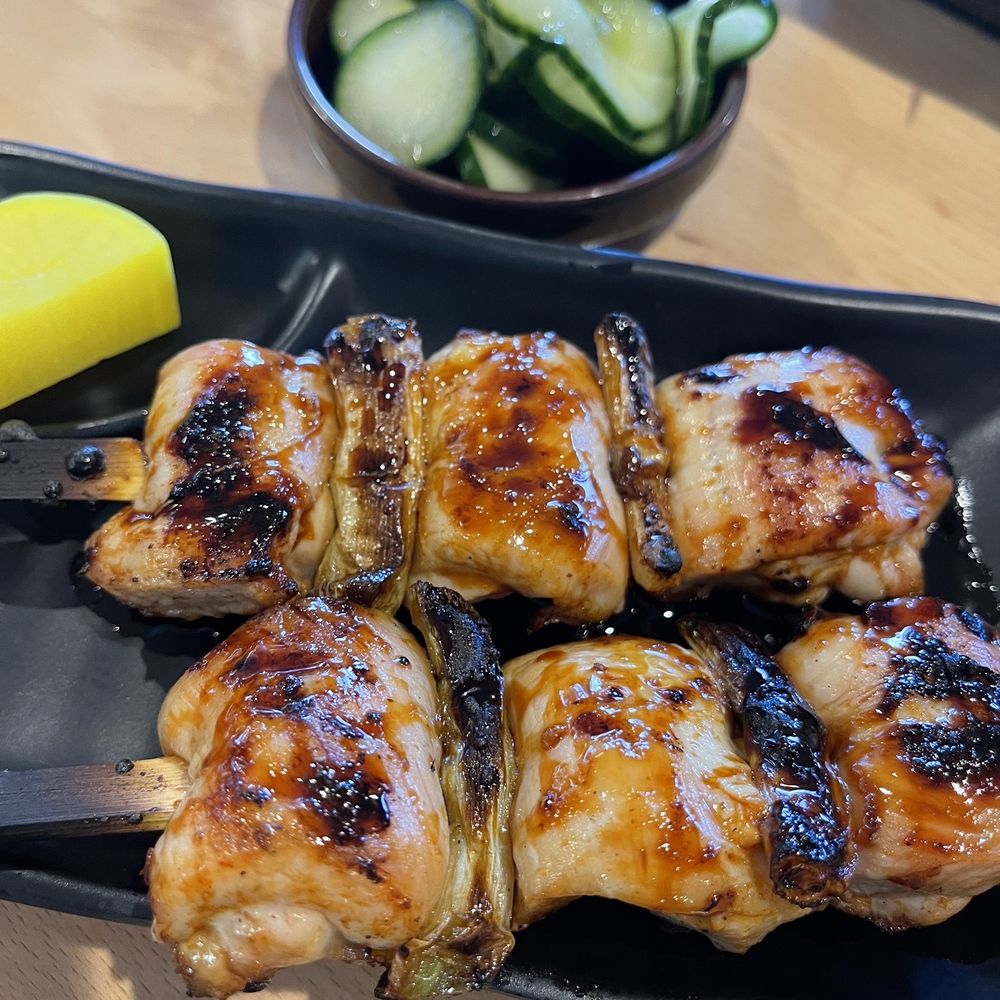 Haru - Negima (chicken thighs) and cucumber salad - Ramen Near Me - Reno, Nevada