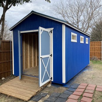 Quality Storage Buildings - Front of shed. Lots of space (10x20) - wide door - several color to choose from. - General Contractors Near Me - Itasca, Texas