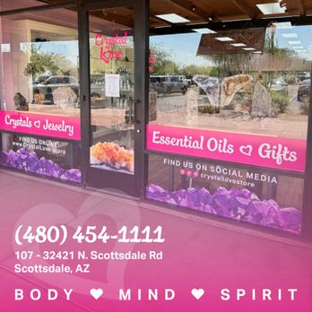 Crystal Love Store - Located next door to Bath and Bodyworks. - Spiritual Shop Near Me - Scottsdale, Arizona Crystal Love Store - Located next door to Bath and Bodyworks. - Spiritual Shop Near Me - Scottsdale, Arizona