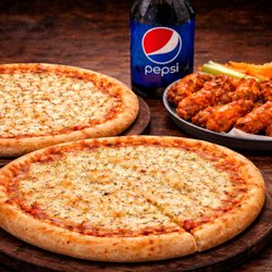 Pizzas& wings special