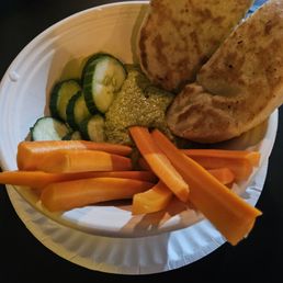 Hummus - wildly good!