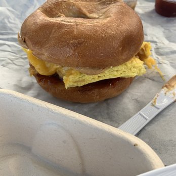 Cinnamon Roll Place - Breakfast Sandwich they offer PBJ & Bananas. - Bakeries Near Me - Kihei, Hawaii Cinnamon Roll Place - Breakfast Sandwich they offer PBJ & Bananas. - Bakeries Near Me - Kihei, Hawaii