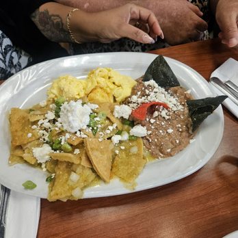 Friends Cafe - Green Salsa Chilaquiles - Breakfast & Brunch Near Me - Tustin, California