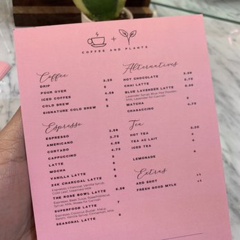 Coffee and Plants - Menu Fall 2019 - Coffee & Tea Near Me - Pasadena, California Coffee and Plants - Menu Fall 2019 - Coffee & Tea Near Me - Pasadena, California