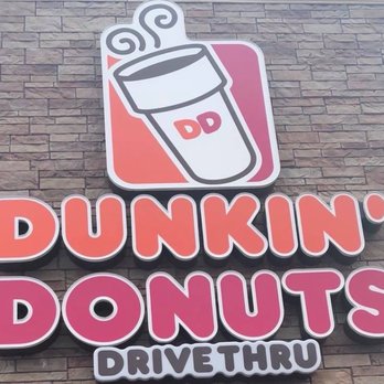Dunkin' - a dunkin donuts drive thru sign - Coffee & Tea Near Me - Hickory, North Carolina Dunkin' - a dunkin donuts drive thru sign - Coffee & Tea Near Me - Hickory, North Carolina