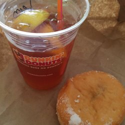 Dunkin' - Free donuts today,  but the drinks aren't  full