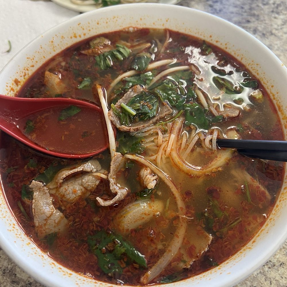 Spicy beef pho Spicy beef pho
