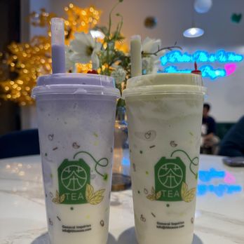 R&B Tea - Ontario - Taro stormy and avocado stormy - Bubble Tea Near Me - Ontario, California