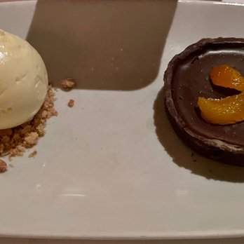 Marseille - DARK CHOCOLATE - CARAMEL TART - French Near Me - New York, New York